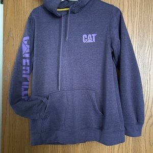 Caterpillar Purple Hoodie Sweatshirt